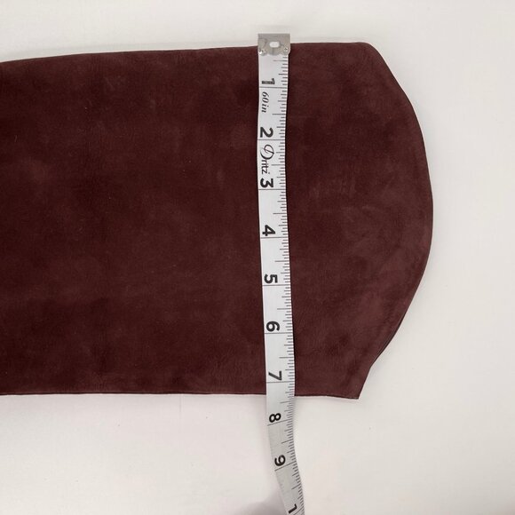 Schutz Maryana Sculpt Knee High Boots Sz 8.5B Dark Chocolate Pointed Toe Leather - Picture 11 of 16